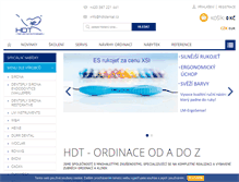 Tablet Screenshot of hdtdental.cz